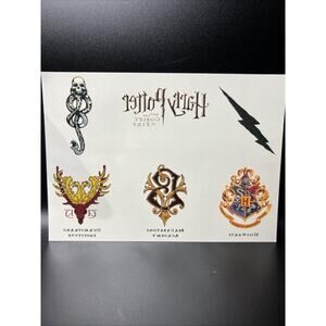 Harry Potter and the Goblet of Fire Temporary Tattoos Rare Vintage Tattoo 4ct